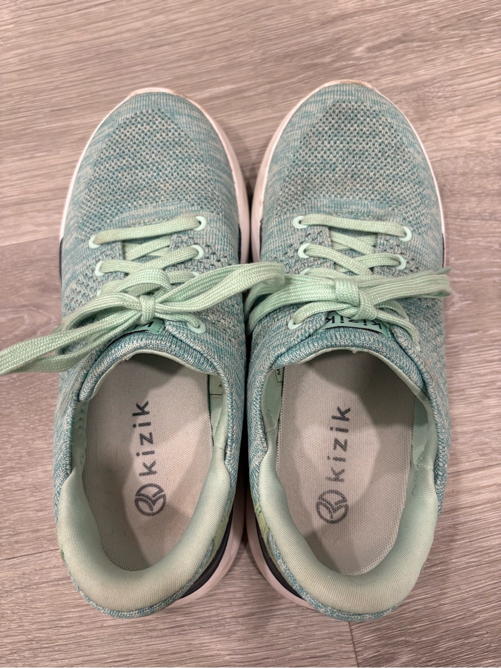 Kizik Lima Women’s Mint Slip-On Knit Sneakers